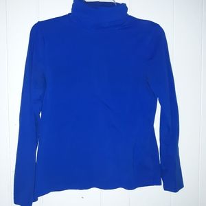 Faded Glory Stretch Blue Turtleneck shirt Medium